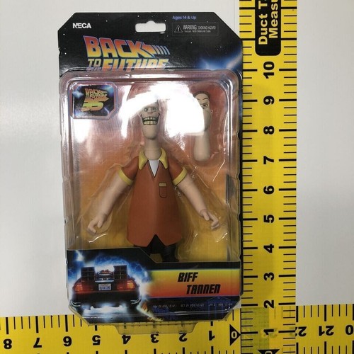 NECA Back To The Future Biff Tannen Action Figure Interchangeable Heads - Picture 7 of 7