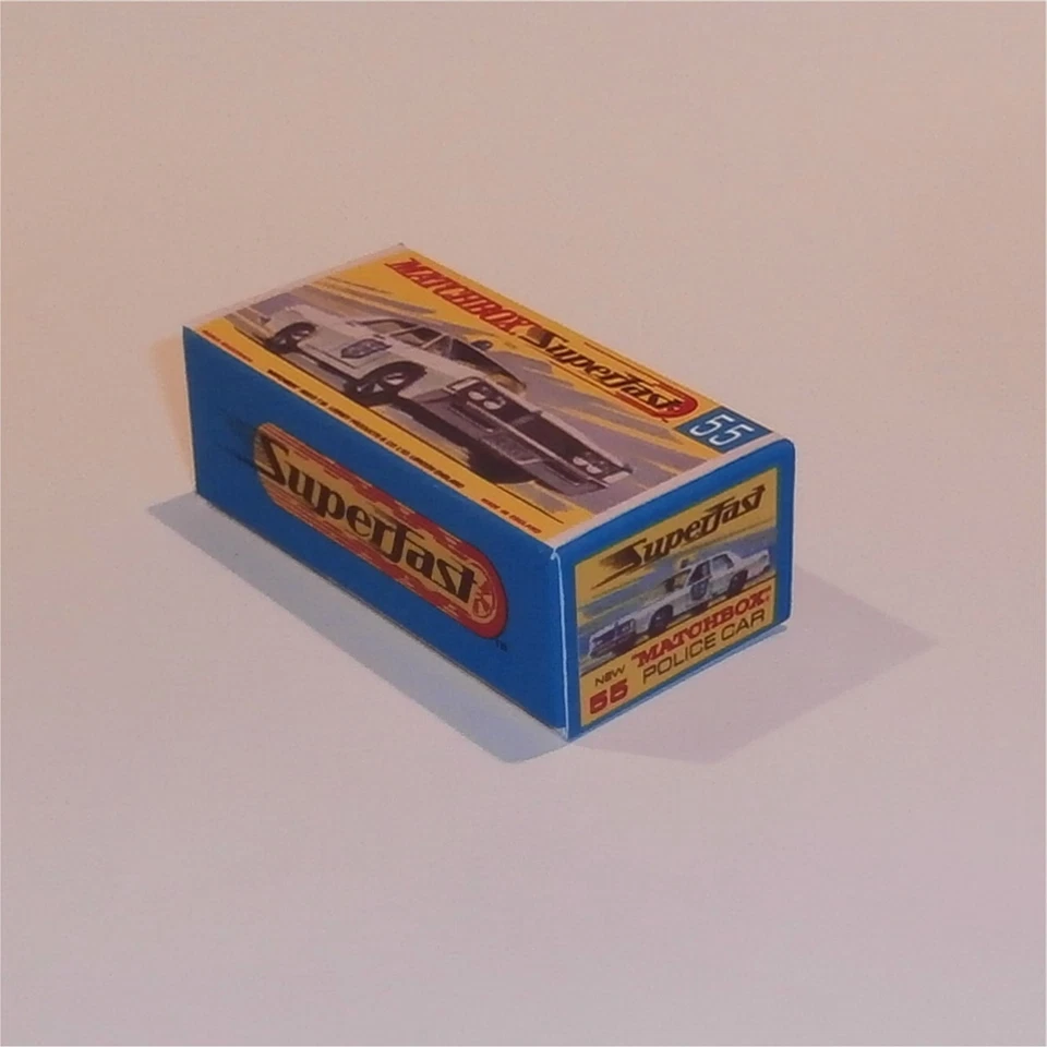 Matchbox Lesney Superfast 55 e Mercury Police Car G Style Repro Box - Image 2 of 4