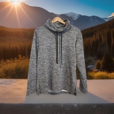 Columbia Women  s Medium Sweater Long-Sleeved Sweatshirt Grey