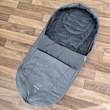 Mamas & Papas Ocarro Signature Edition Fleece Lined Footmuff In Shadow Grey