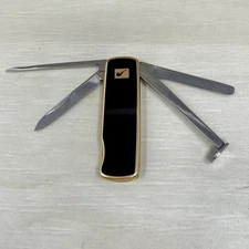 Vintage Japan Stainless Steel Pipe Tamper Cleaning Tool Folding Pocket Knife