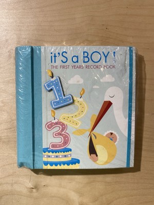 it's a Boy! First Years Record Book ~ Baby Memory Keepsake Book   NEW SEALED (LD