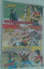 ZAGOR raccoltina striscia n° 55-56-57- ed- Mercury nuovi da magazzino amatoriale