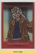 2021 Upper Deck Goodwin Champions Platinum Red Paul Bissonnette #39 READ p9m