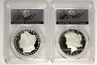 2023-S Proof Morgan And Peace Dollar Set - PCGS PR70DCAM - FDOI David Hall Auto!