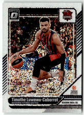 2024-25 Donruss Optic Euroleague 61 Timothe Luwawu-Cabarrot White Sparkle SSP