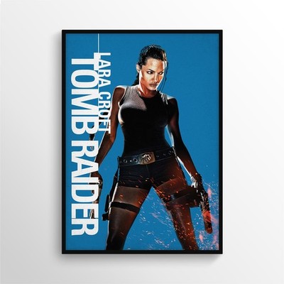 2001 LARA CROFT: TOMB RAIDER - Film Film Poster Druck - A3 A4 A5 Wohndeko
