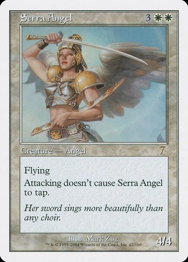 【PSA8】Serra Angel 7th Edition Foil #42 Serra Angel 42 7th Edition for sale | eBay