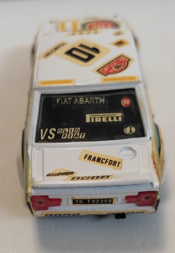 LUSO TOYS VINTAGE 1:43  AUTO DIE CAST  FIAT  131 ABARTH #10  BIANCO ART M-17 - Immagine 4 di 4