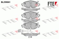 FTE Bremsbelagsatz, Scheibenbremse 9010674 FüR Audi Cupra Seat Skoda