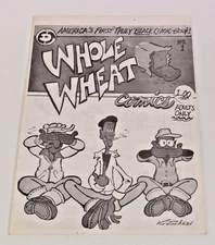 WHOLE WHEAT COMICS #1 - The First All Black Comic - 1st Print Underground Comix