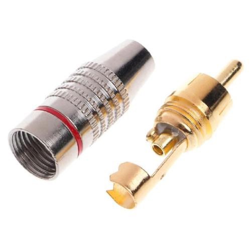 10 pièces connecteur de câble audio vidéo prise mâle pour une qualité s - Photo 9/12