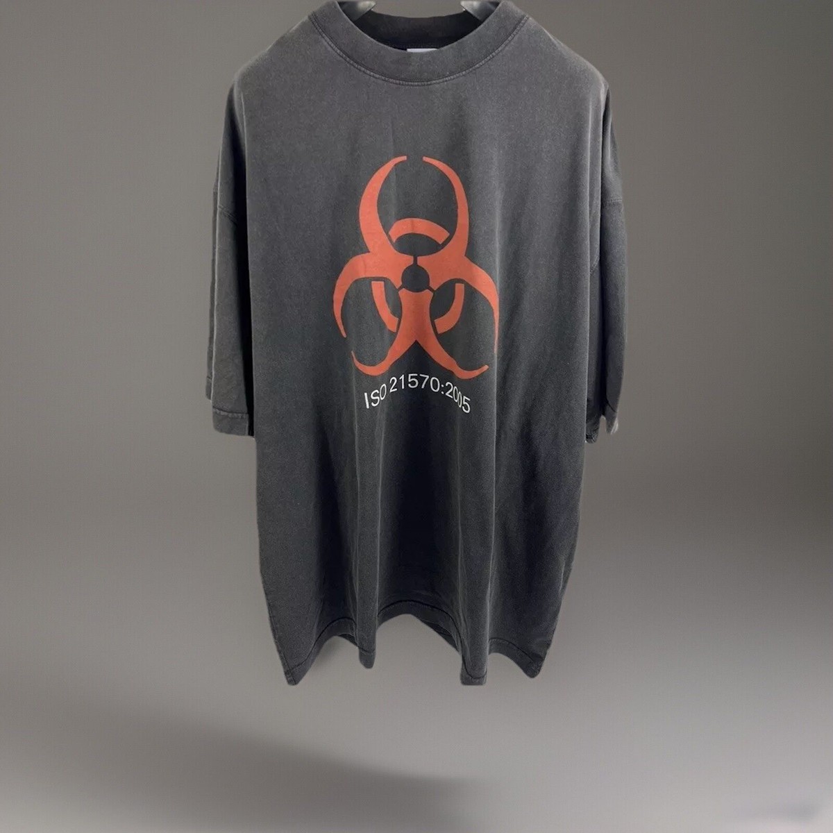 VETEMENTS - OVERSIZED PRINTED COTTON T-SHIRT SIZE: L Fits VETEMENTS - OVERSIZED PRINTED COTTON T-SHIRT SIZE: L Fits