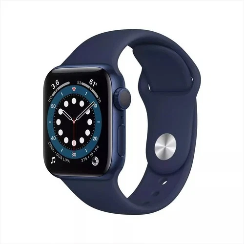 Apple Watch Series 6 GPS + LTE w/ 44MM Blue Aluminum Case & Deep Navy Sport Band