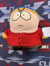 VINTAGE 1998 SOUTH PARK ERIC CARTMAN JUMBO PLUSH WEIGHTED FEET NWT FUN 4 ALL