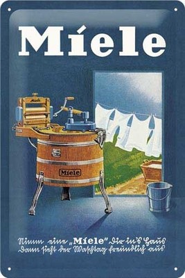 Blechschild Miele 20 x 30 cm