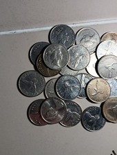 Bermuda wholesale  lot of 25 25 Cents 1970 s 80 s  90 s 2000 s