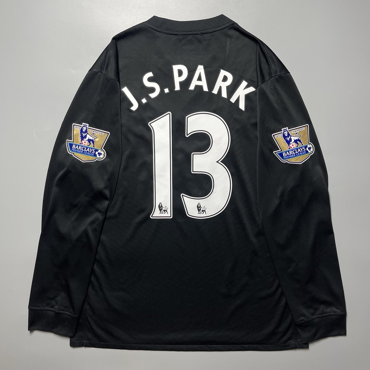 MAN UNITED NIKE 2009/2010 SOCCER AWAY JERSEY #13 J.S. PARK SIZE “L