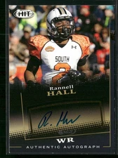 Rannell Hall 2015 SAGE HIT #A127 Autographs Black AU UCF Knights