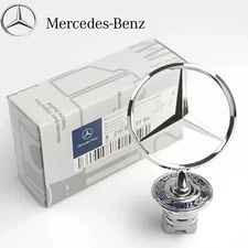 For Mercedes-Benz Front Hood Ornament Mounted Standing Star Badge Emblem US NEW