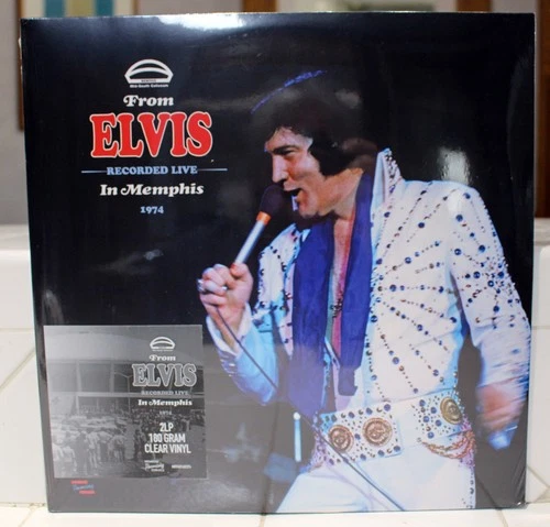 Rare Elvis 2-LP- From Elvis In Memhis 1974 - 180 gr. Clear Vinyl- SEALED- Import