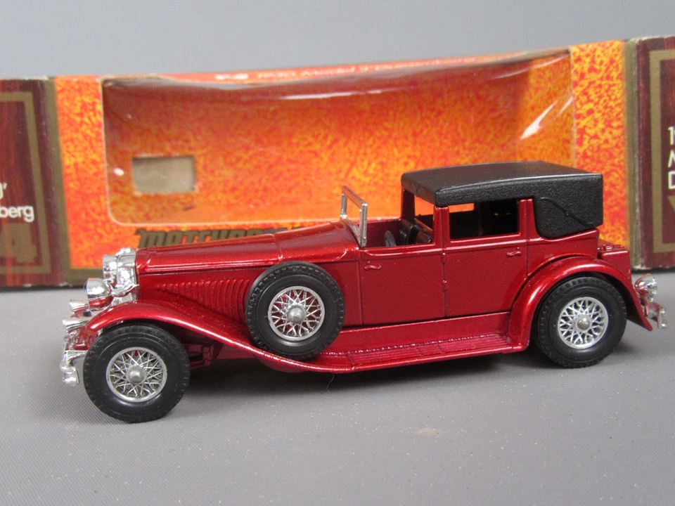 D52 Matchbox Models Of Yesteryear Y-4 Duesenberg Model J 1930 Red + Box 1:43 - Image 4 of 4