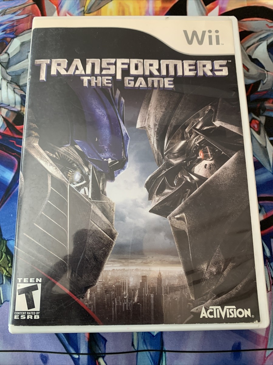 Transformers: The Game (Nintendo Wii, 2007) Game & Case Only