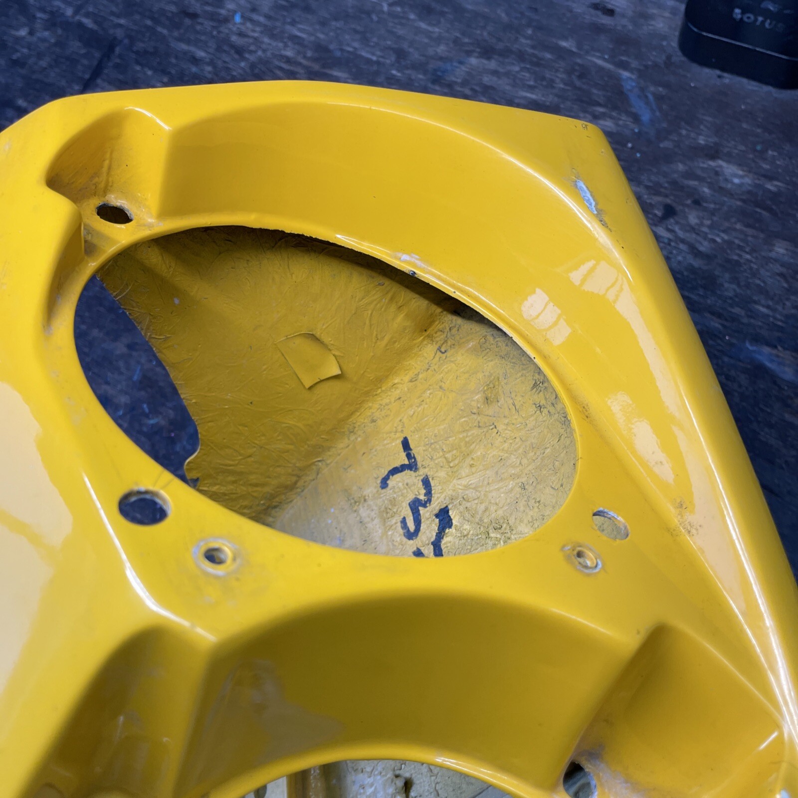 1991 Lotus Elan Left ** BARE ** Headlamp Bucket ** HEAVY WEAR**