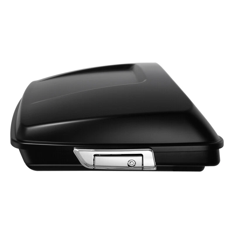 Portaequipajes de montaje en maletero negro mate apto para Harley Touring Road King 1997-08 Foto 2 de 4