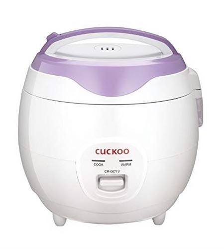 Cuckoo CR-0671V 6 Cup Basic Electric Rice Cooker and Warmer, Nonstick Inner