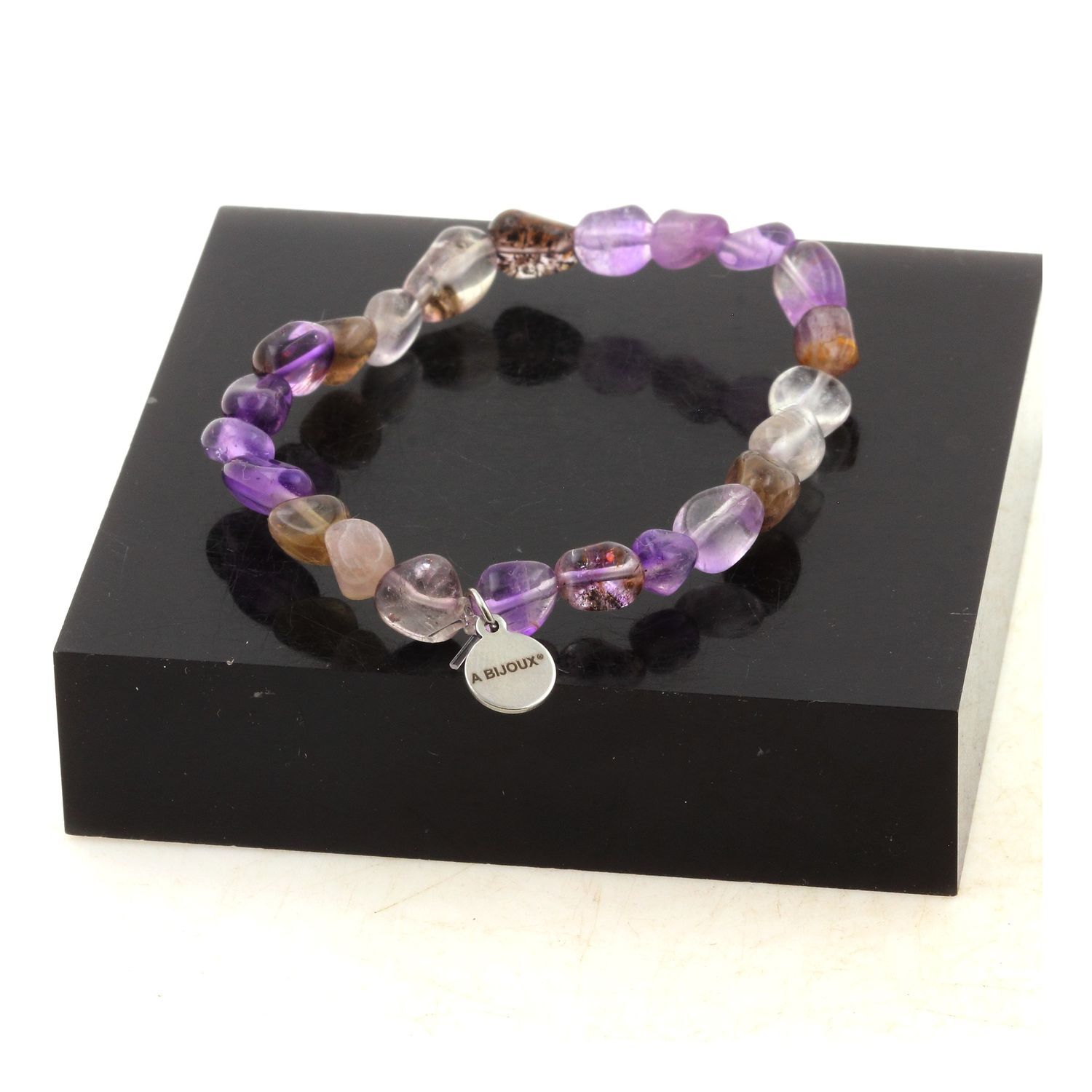 Bracelet perles Auralite du Canada pour apaiser le stress et retrouver l'ancrage
