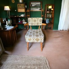 Sedia portaoggetti vintage ceppo cucito artigianato aquila patriottica liberty stampa campana VEDI