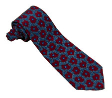 VINTAGE NECK TIE by BELLA NOVA 100% Silk Hand Sewn Made in USA