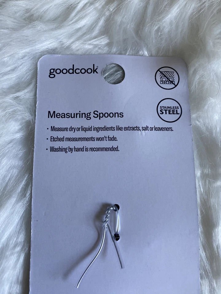 Good cook Essentials Measuring Spoons 4 Pc Stainless Steel BPA Free/ New - Image 3 of 4