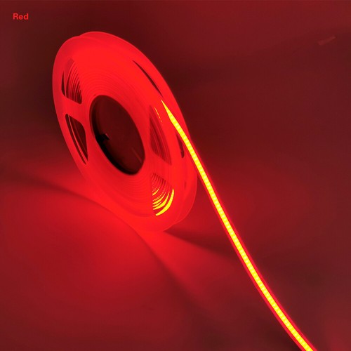 12V 24V Premium High Density COB Single Color Red Green Pink Gold LED Strip 5m - Picture 5 of 12