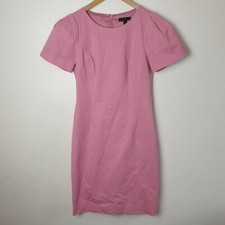 J Crew Women Size 2P Pink Pencil Dress Summer Casual Wedding Party Formal