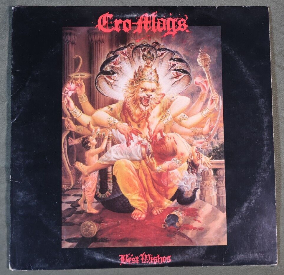 CRO-MAGS– Best Wishes LP 1989 Profile Records MEGA RARE USA THRASH VG++ VINYL LP