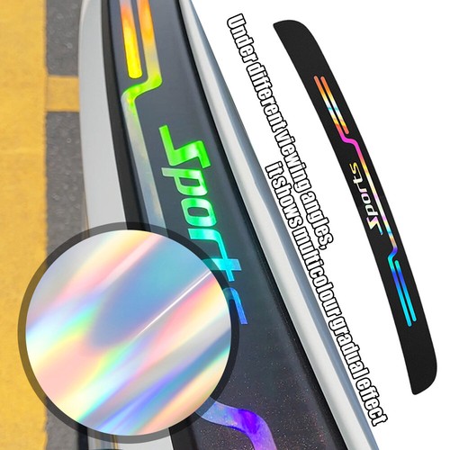 Black Car Rear Bumper Trunk Guard Cover Protector Trim Decal Sticker Accessories - Picture 10 of 11
