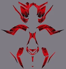 Fits Yamaha Raptor 700R Graphics Kit 2013 TO 2024 decal KIT stickers