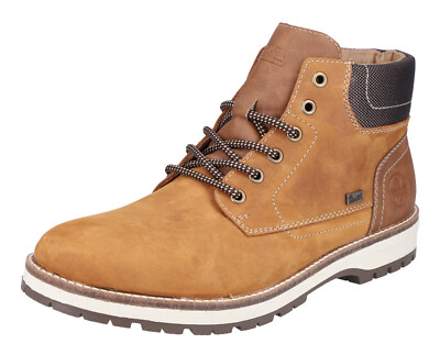 RIEKER Herren Winter-Boots LEDER Schurwolle RIEKER-TEX