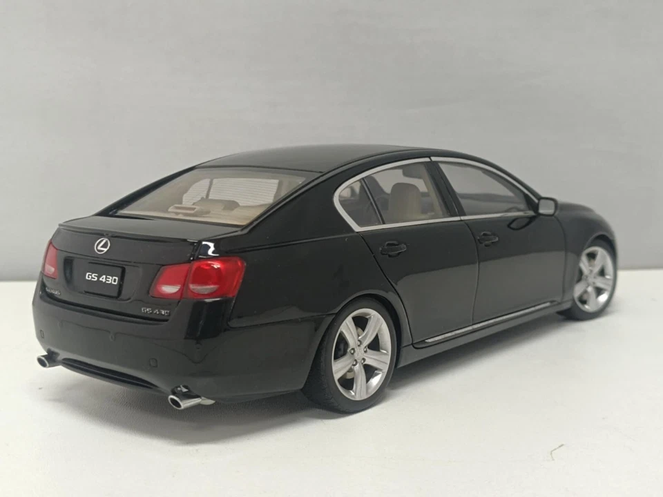 Lexus GS 430 2006 Black Onyx Nero - Autoart 1:18 Usato in Box - Immagine 3 di 4