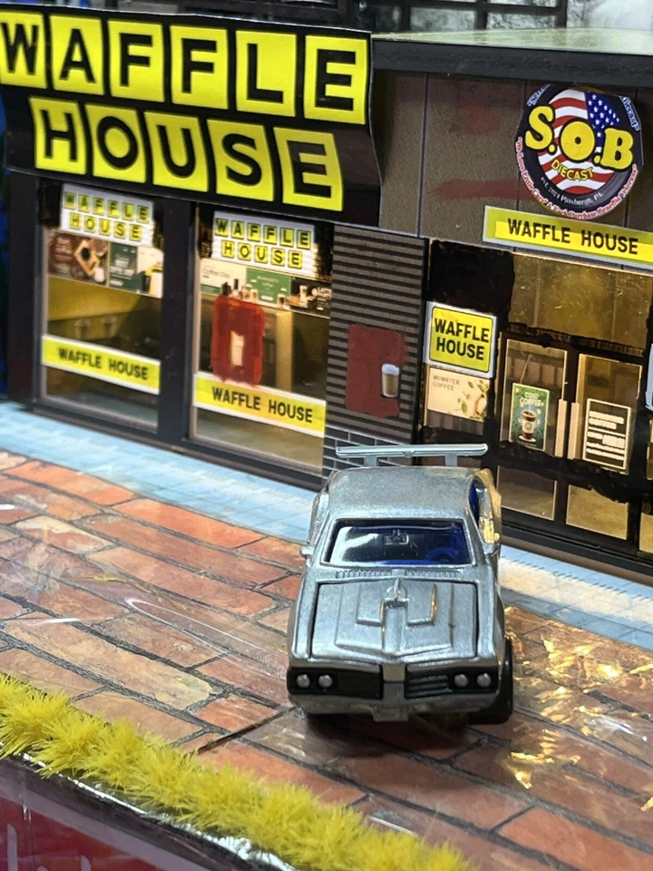 Oldsmobile 442 1969 Johnny Lightning plata diecast usado excelente estado Foto 2 de 4