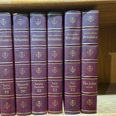 COMPLETE 1967 Encyclopedia Britannica Full Set 1 - 24 + The Index