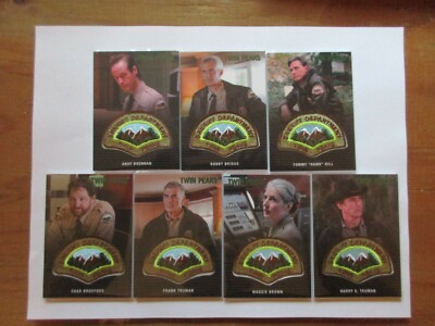 Sp7 Sign 2019 Twin Peaks Archives Complete 7 Card Sheriff Patch Insert Set SP1 ...
