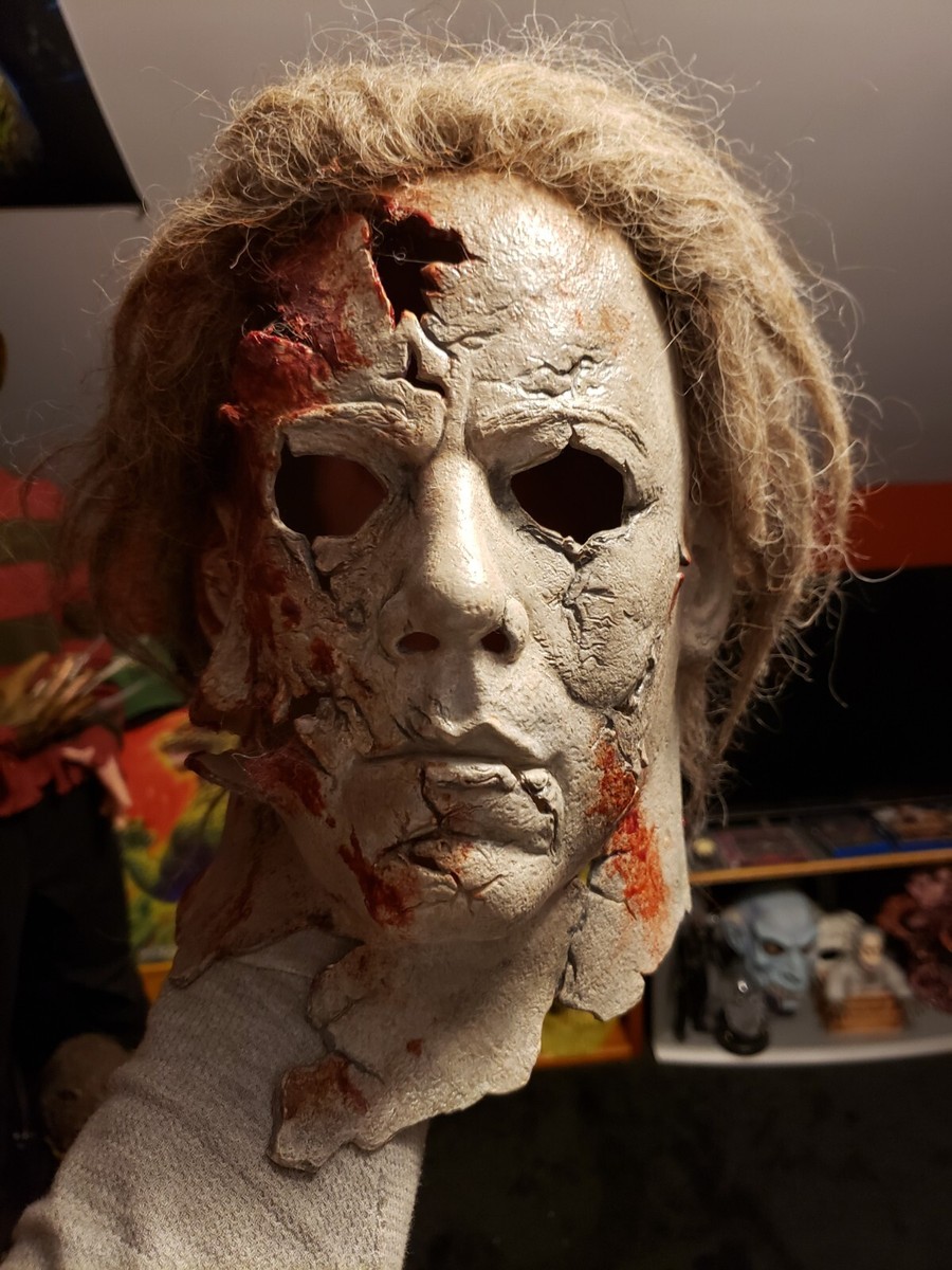 ロブ・ゾンビ films ハロウィン/ マイケル・マイヤーズ リペイントマスク Michael Myers Rob Zombie's H2 Brutal Mask | eBay