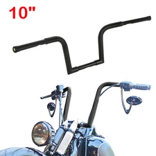 10" RISE Ape Hanger Fat Bar 1.25" Handlebar Fit For Harley Sportster Custom
