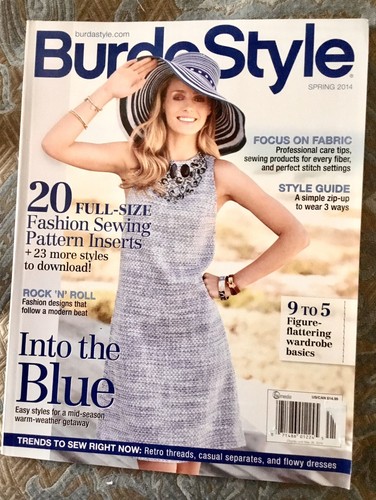 BURDA Style Magazine Spring 2014 Warm Weather Fashions Offic +20 Patterns Intact