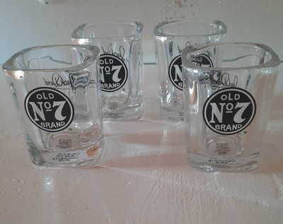 4 x Shot Gläser Jack Daniels NO 7