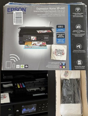 Epson XP-430 Expression Home Wireless All-In-One Inkjet Printer Open Box TESTED