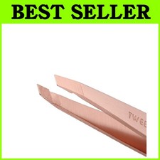 Petite Point and Slant Tweezer Set - Rose Gold